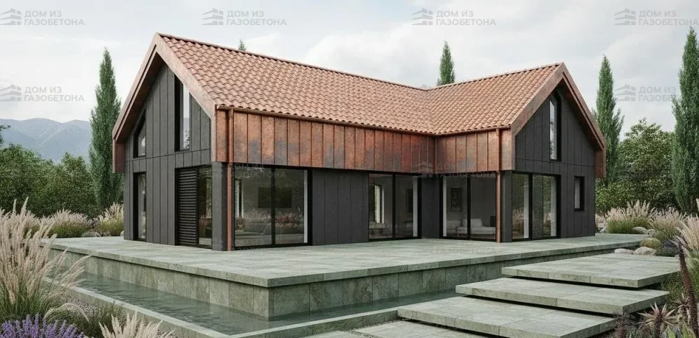 Проект Двухэтажный дом 11 на 17, 105 м2