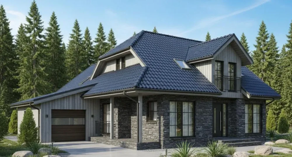 Проект Двухэтажный дом 16 на 5, 239 м2