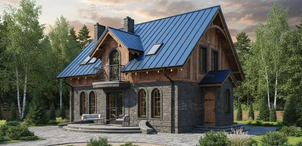 Проект Двухэтажный дом 12 на 10, 143 м2