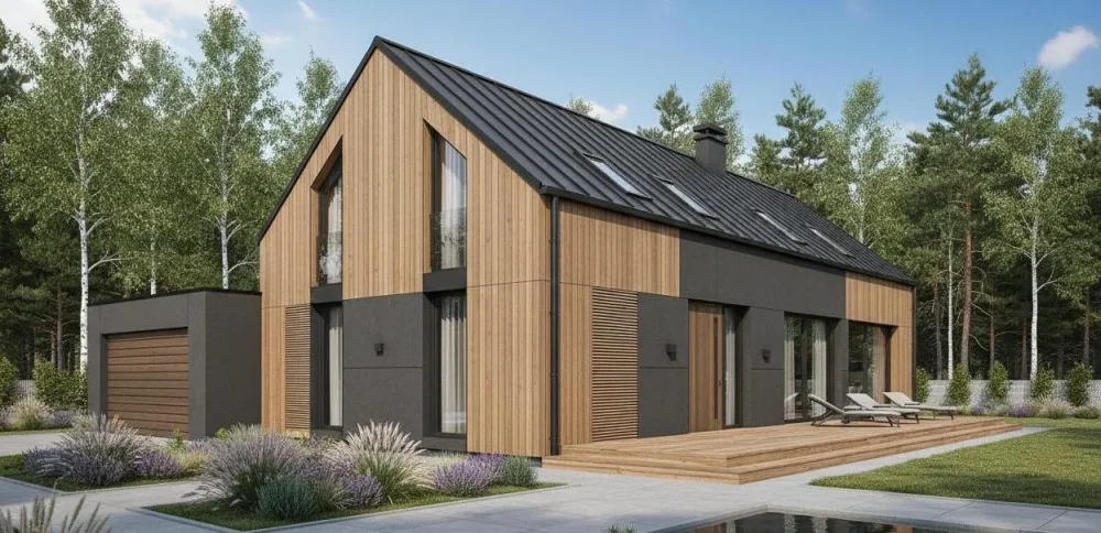 Проект Двухэтажный дом 20 на 12, 182 м2