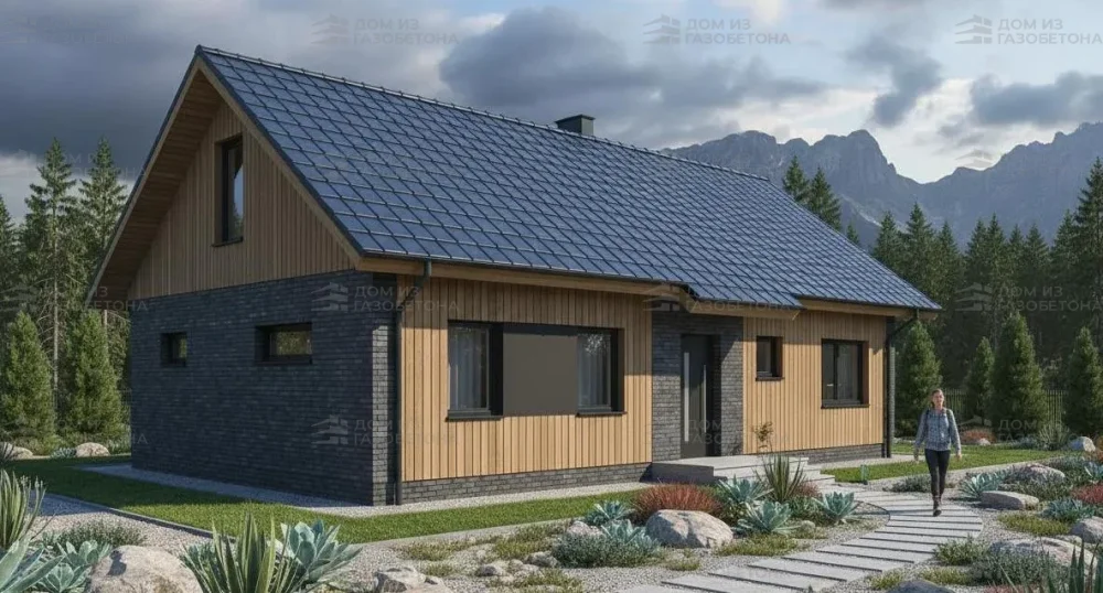 Проект Двухэтажный дом 14 на 10, 173 м2