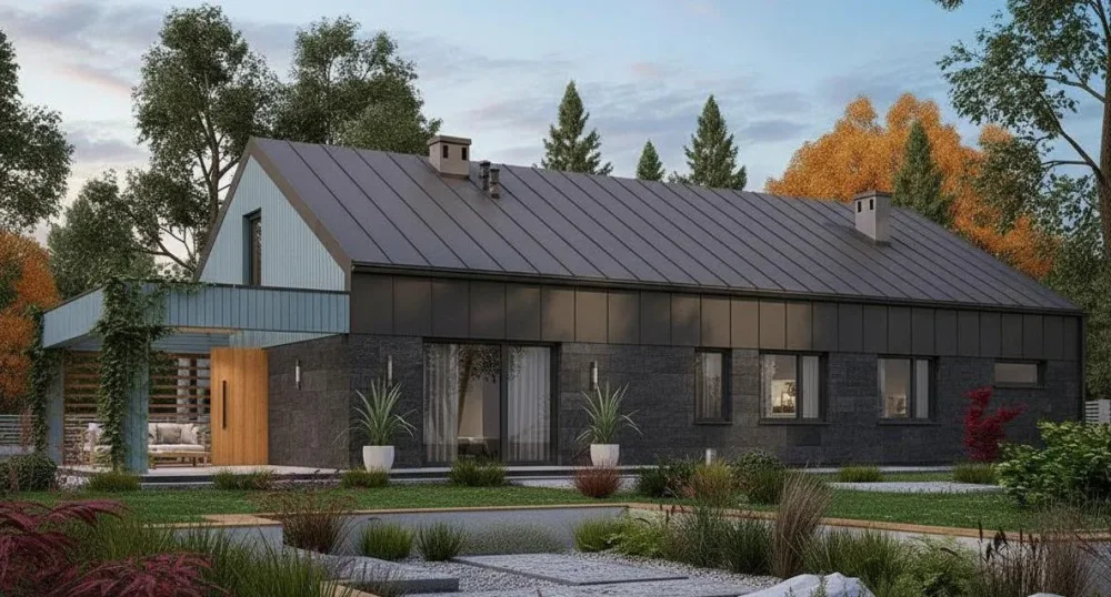 Проект Одноэтажный дом 21 на 20, 166 м2