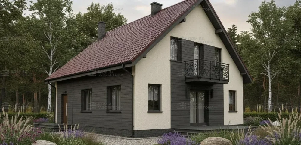 Проект Двухэтажный дом 11 на 11, 154 м2